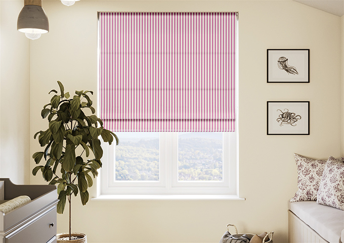 The British Stripe Co. Catherine, Notting Hill No.3 - Twist&Fit Roman Blind - Image 3